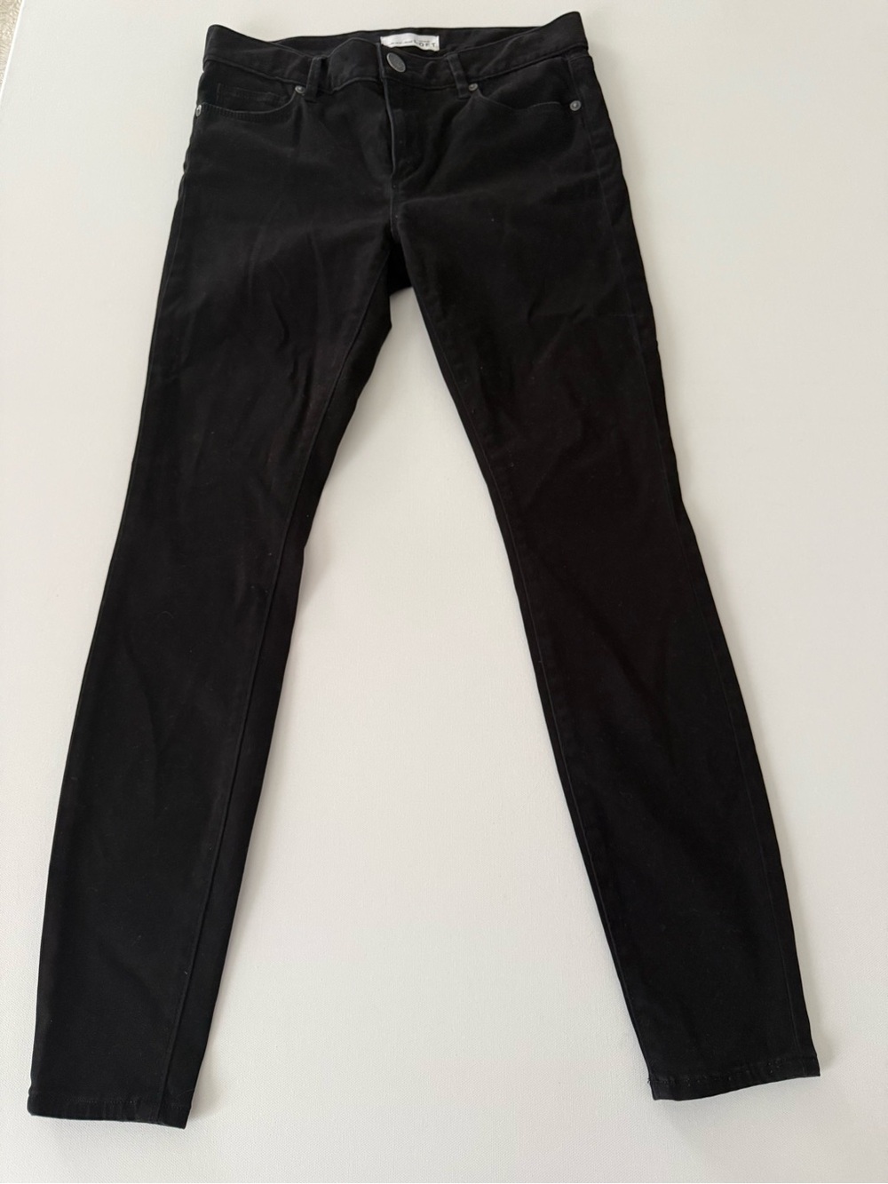 LOFT Black Skinny Jeans with Stretch Soft!